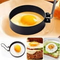 thumbnail image 4 of Non-Stick Egg Rings Frying Egg Pancake Burger Mold Poach Anti-Scald Brush New S4, 4 of 9