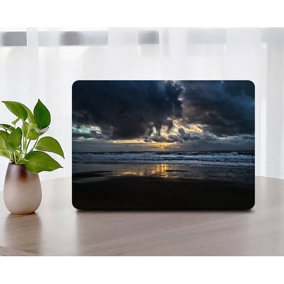 KSK KAISHEK Hard Shell Case Only for Newest MacBook Pro 13"( Touch ID, 2016-2021 2022 2023) + Black Keyboard Cover Model A1706 A1708 A1989 A2159 A2251 A2289 A2338 M1 Sky Series 0233