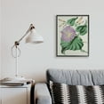 thumbnail image 2 of Stupell Industries Vintage Purple Yellow Morning Glory Floral Study Botanical & Floral Painting Black Framed Art Print Wall Art, 24 x 30, 2 of 7