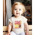 thumbnail image 3 of Trendy Game Day Shirt and Bodysuit Red and Yellow Football T-Shirt for Women, Kids, and Baby Natural Shirt 4T, 3 of 5