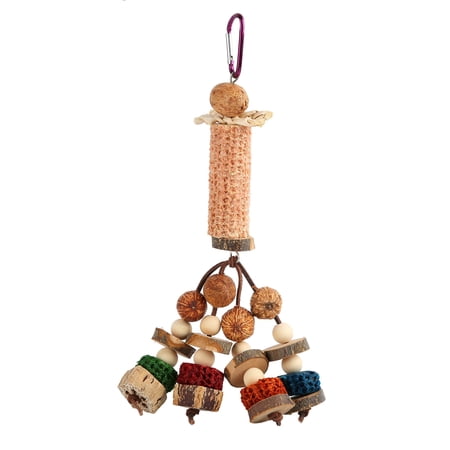 Bird Boredom Relief Chew Toy, Parrot Corn Cob Chewing Toy Cuttlefish Bone Bird Supplies Cage Accessories for Parakeets Cockatiel Budgerigar[Carambola Model ]