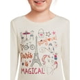 thumbnail image 4 of 365 Kids from Garanimals Girls Graphic Tee with Long Sleeves, Sizes 4-10, 4 of 5