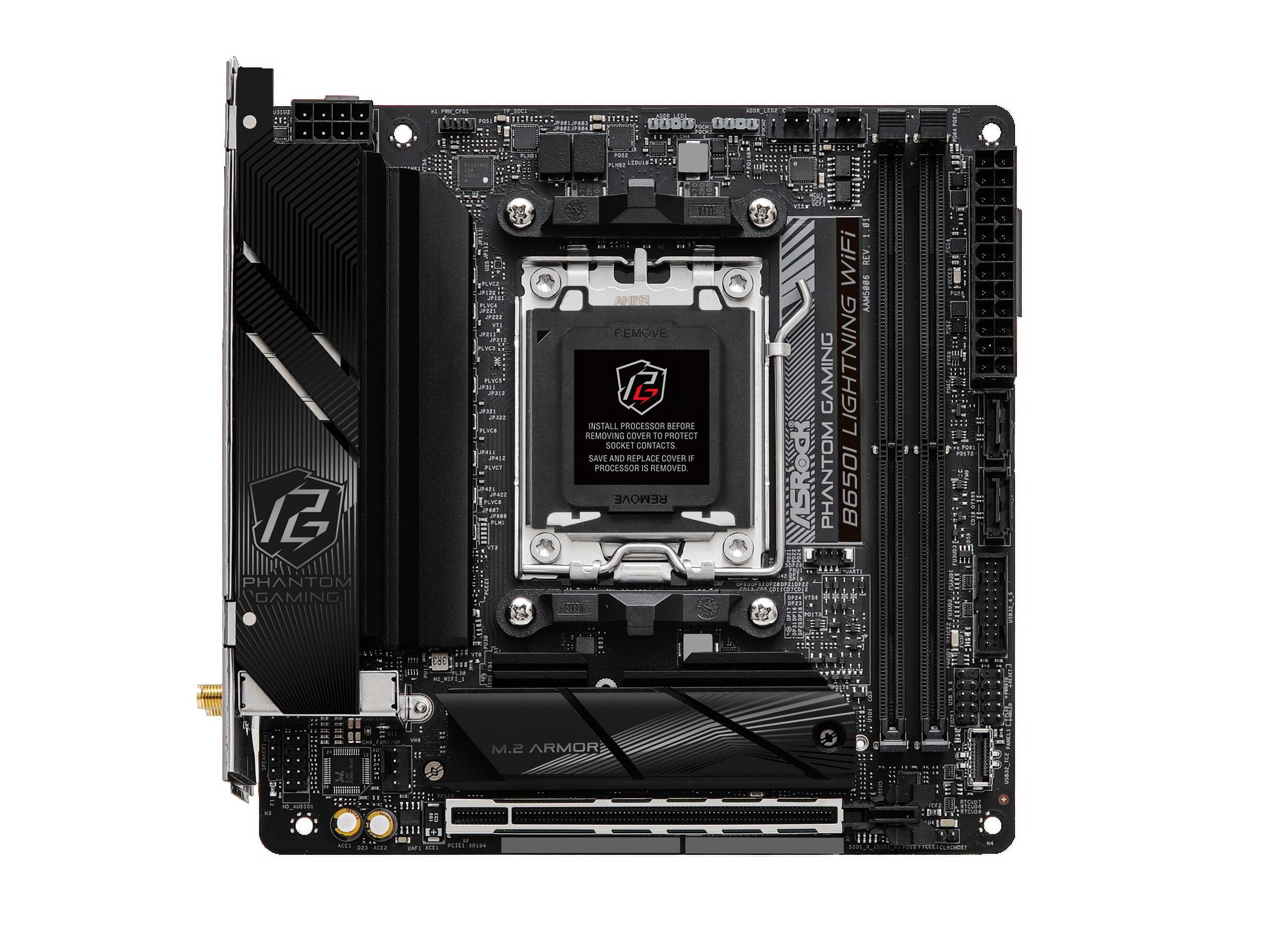 ASRock B650I AM5 Ryzen 7000 Mini-ITX Motherboard with DDR5 7200+ 