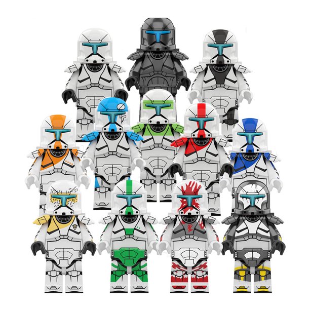Juego de 12 Figuras de Bloques de Construcción de Soldados Espaciales, 4.5cm, Set de Robots de Batalla, Regalo Ideal para Niños y Adolescentes, Fiesta de Cumpleaños