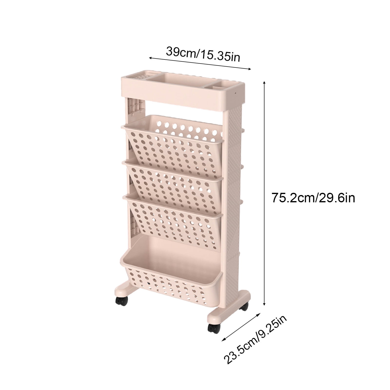 YIMWNYI Multifunctional Desk Bookshelf, Large Capacity Portable Storage Rack, Removable Multi-Layer Folding Desk Organizer for Home Use