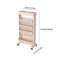 thumbnail image 3 of Kcavykas up to 60% off Gifts Heavy Duty Utility Rack Classroom Desk Book Storage Cart Multi-Layer Organizer Trolley Rolling Bookshelf Rack for Stationery and Books Weekly Price Drops & Special Offers, 3 of 7