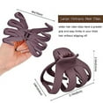 thumbnail image 2 of Lolalet Octopus Hair Claw Clips, 5 Pack Non-slip Jaw Clips Medium Hair Clamps for Thick Curly Long Hair, Wide Grip Hair Accessories for Women Girls -Style C, 2 of 6