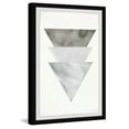 thumbnail image 2 of Parvez Taj Grayed Triangles Framed Wall Art, 2 of 6