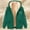 Army Green, variant on Fleece Hoodie Women's Fashionable Printed Fleece Hooded Sweatshirt Jacket Warm Casual Jacket