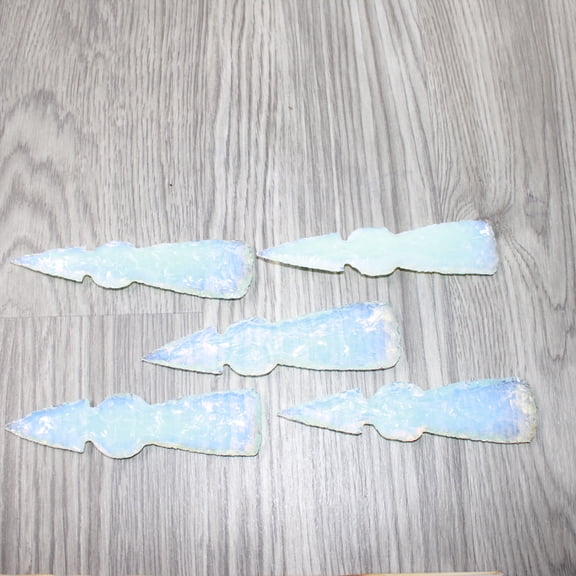 5 Opalite Ornamental Tomahawk Heads #2464 Axe Hatchet Ax