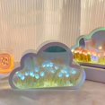 thumbnail image 4 of Cloud Tulip Night Light DIY Material Pack Handmade Mirror Flower Lamp (Blue), 4 of 8