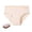 Beige, variant on Jane Wardrobe Women's 4 Layer Absorbent Period Underwear, High Waist Bamboo Cotton Leakproof Panties, 1 Piece, S-XXXXXXL Plus Size Friendly