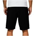 thumbnail image 4 of Corduroy Shorts for Men Summer Casual Elastic Waist Wide Straight Leg Lightweight Beach Shorts with Pockets, 4 of 5