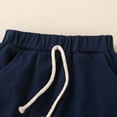thumbnail image 5 of JCCXIN Baby Boys Outfit Sets 2 Piece O-Neck Striped Shirt And Solid Color Shorts Casual Summer Clothes Sets Toddlers Comfortable Playwear Birthday Dailywear, 5 of 5
