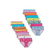 Wonder Nation Girls Hipster, 14-Pack, Sizes 4-18