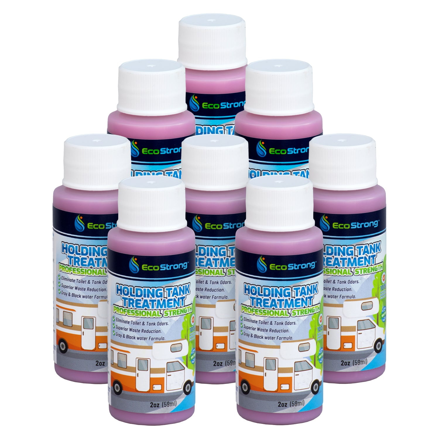 EcoStrong's RV Toilet Holding Tank Treatment Waste Digesting Bacteria