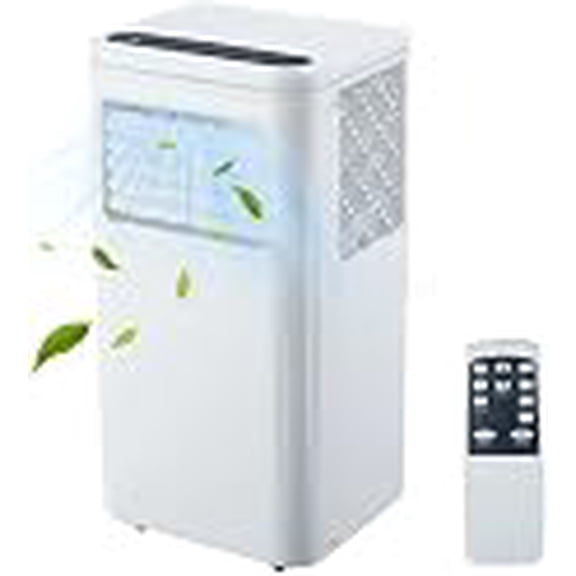 10000 BTU 3-in-1 Portable Air Conditioner, Quiet AC Unit with Dehumidifier Fan, R32 Eco-Friendly Refrigerant, Washable Filter, Easy Installation & Remote Control, Cools Rooms Up to 45 Sq.Ft