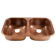 thumbnail image 2 of Sinkology 33.25'' L x 18.5'' W Double Bowl Kitchen Sink, 2 of 5