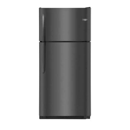 Frigidaire FGTR1837TD Gallery Series 30 Inch Freestanding Top Freezer Refrigerator Black Stainless