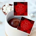 thumbnail image 4 of Crafters Cup Hot Cocoa Bomb Instruction Cards  30 Pack  2.5x2.5'' inches Square Card  Hot Cocoa Bomb Supplies  Black & Red Buffalo Plaid Design, 4 of 7