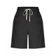 thumbnail image 4 of mfyjkho Pantalones Cortos De Gimnasio, Pantalones Casuales Versátiles De Cintura Elástica De Color Liso Para Mujer De Primavera Pantalones Cortos Para Mujer Xxl, 4 of 6