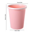 thumbnail image 3 of Rkxzt Back to Seminary Supplies Garbage Can Trash Can Pressure Circle Garbage Can Wastebaskets for Bathroom Bedroom Office Kitchen Small Space Living Trash Bin Garbage Bin, 3 of 8