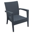 thumbnail image 1 of Compamia Miami Outdoor Club Chair in Dark Gray, 1 of 10