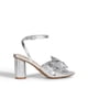 thumbnail image 4 of Sandalias de Tacón con Moño para Mujer DREAM PAIRS Plata Tacón de 7.5 cm, 4 of 7