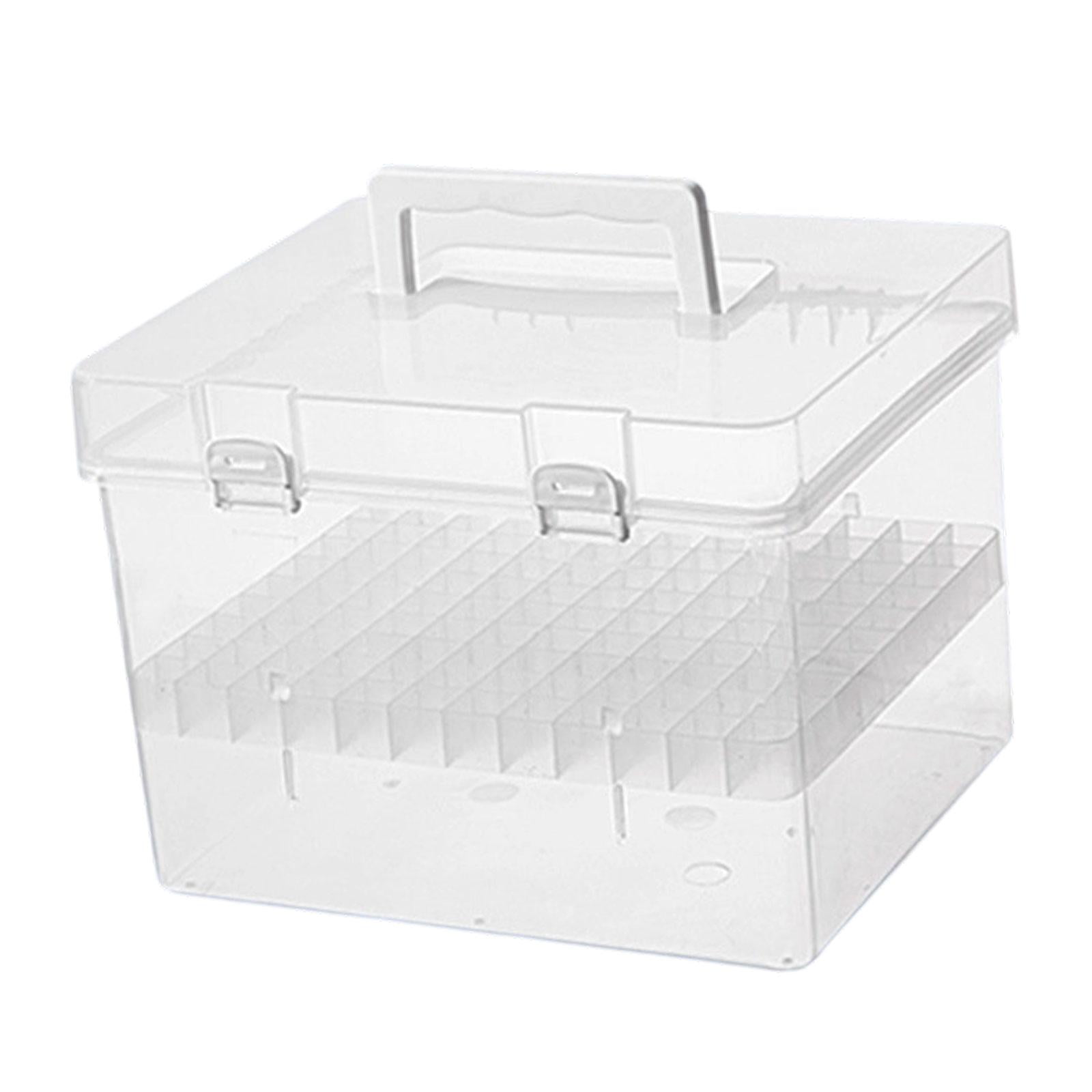 Marker Case Marker Storage Box Clear Marker Carrying Case with Durable PP Material for Art Supplies Home Travel