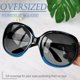 thumbnail image 3 of Gafas de sol Joopin Polarized Blue Oversized para mujer, 3 of 6
