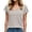 Beige, variant on Women's V-Neck Dolman Sleeve Knit Top Textured Casual Blouse,S