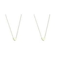 thumbnail image 1 of (2-Pack) Rinsvye 26 initial Heart Shape Necklaces & Pendants Alphabet Necklace for Women Small Diamond Necklace Necklaces for Women A Men's Necklaces Z 26 Alphabet initial Gold Necklaces for Women G, 1 of 8