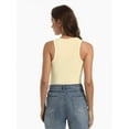 thumbnail image 2 of Women's Ribbed Tank Top - Sleeveless Crew Neck Summer Shirt, Casual Basic Strap Top, 2 of 4
