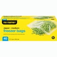 thumbnail image 1 of Medium Zipper Freezer Bags, 1 of 1