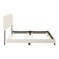 thumbnail image 2 of CorLiving Celeste Off-White Boucle Fabric Upholstered Adult Bed with Headboard, Box Spring Required, 2 of 8