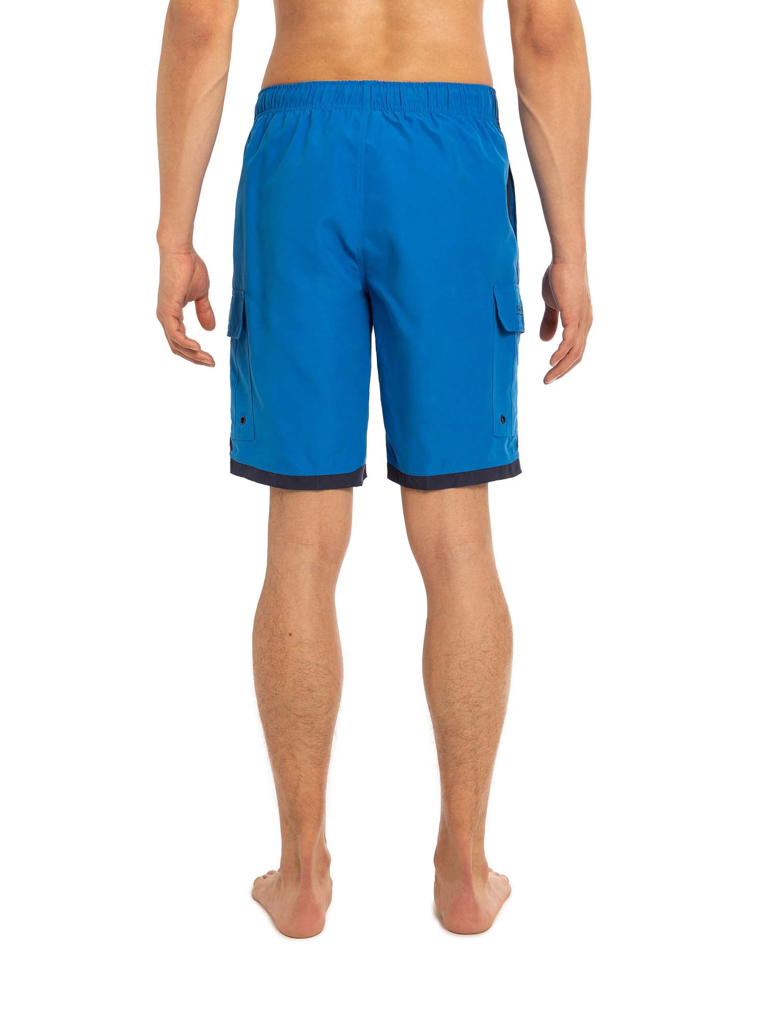 U.S. Polo Assn. Men's & Big Men's Logo Cargo Swim Trunks with UPF50+, 10" Inseam, Sizes S-3XL