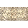 thumbnail image 1 of Ahgly Company Indoor Rectangle Traditional Dark Almond Brown Persian Area Rugs, 2' x 5', 1 of 6
