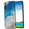 thumbnail image 1 of Compatible with Samsung Galaxy S22+ Plus Phone Case, Blue-Marble-81 Case Silicone Protective for Teen Girl Boy Case for Samsung Galaxy S22+ Plus, 1 of 1