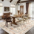 thumbnail image 3 of CHITOOMA 8'x10' Area Rugs for Living Room, Boho Machine Washable Floral Area Rug with Non-Slip Backing, Stain Resistant Non-Shed Carpet for Bedroom, Dining Room, Dorm, Office, 3 of 10