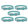 thumbnail image 1 of Collar de cuero para perros, collares ajustables para cachorros, collares para perros pequeños, collar multicolor para mascotas, 1 of 5