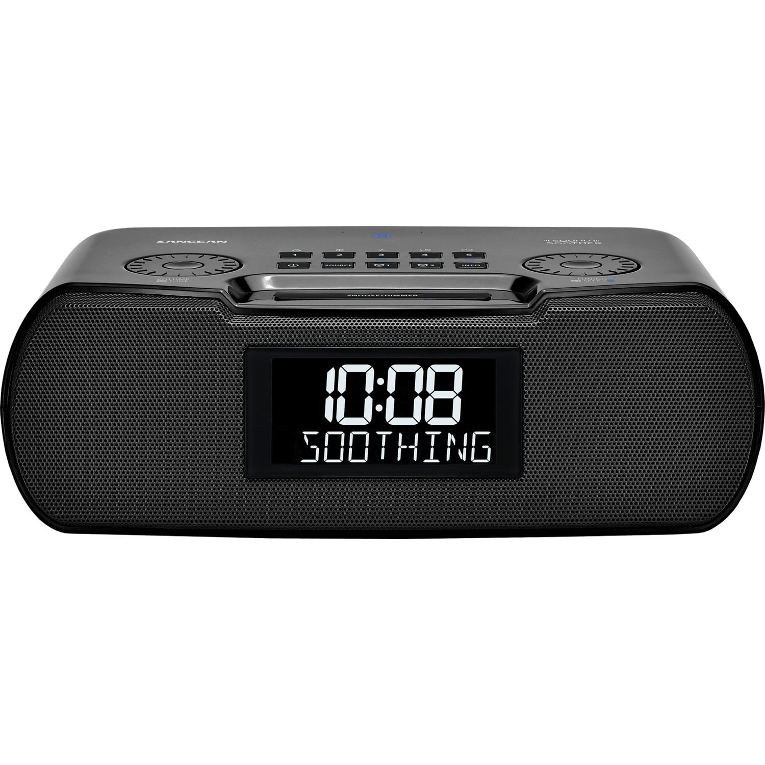 Sangean RCR30 AM/FM Clock Radio with Bluetooth and Sound Soother