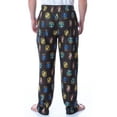 thumbnail image 5 of Harry Potter Adult Men's Hogwarts Castle 4 Houses Gryffindor Slytherin Hufflepuff Ravenclaw Lounge Sleep Pajama Pants, 5 of 8