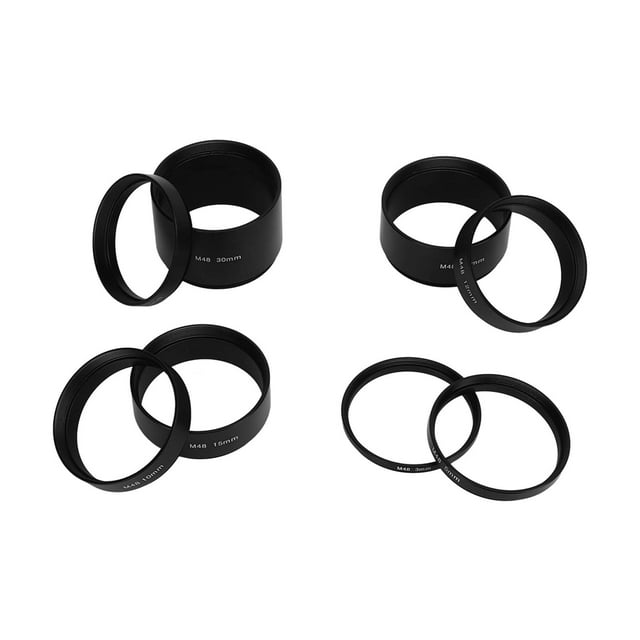 Anillo Extensible De Longitud Focal, Solución De Problemas De Espaciado Proceso Anodizado Kit De Tubo De Extensión De Longitud Focal M48X0.75 aleación De Aluminio Para