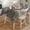 Grey, variant on Gray Marble Tablecloth Rectangle Table Cloths 54x108, Waterproof Tablecloth Outdoor Table Cloth, Farmhouse Vintage Abstract Ombre Texture Washable Table Cover for Kitchen Dinning Party