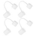 thumbnail image 3 of SOPOTUTU 4Pcs Silicone Straw Caps for Tumblers Straw Tips Protective Cover White, 3 of 8
