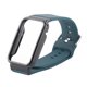 thumbnail image 1 of Correa de reloj de silicona con funda protectora, accesorio de repuesto apto para Mi Band 7 Pro, funda azul medianoche y negra, 1 of 10