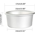 thumbnail image 2 of 6 Inch Round Cake Pan Set, 4 Pack Aluminum Non-Stick Bakeware Round Smash Cake Baking Pans,Dishwasher Safe, 2 of 7