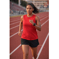 thumbnail image 5 of Expert Brand USA-Made Women's Oxymesh™ Athletic Sleeveless T-Shirt, Red, Small, 5 of 6