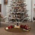 thumbnail image 4 of Balery Gnomes With Honey Printed Christmas Tree Skirt , Merry Christmas Party Christmas Tree Decoration,Adjustable Tree Skirt-48", 4 of 6