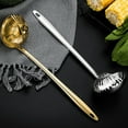 thumbnail image 3 of Stainless Steel Hot-pot Spoon Long Handle Spoon Stainless Steel Colander, 3 of 6